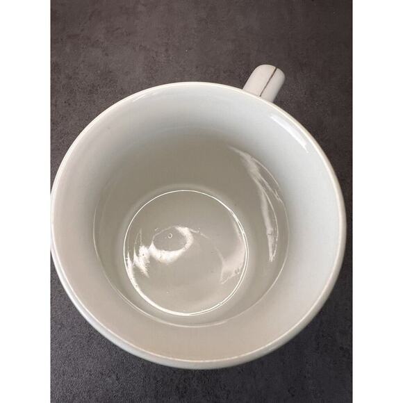 Vintage Porcelain Chinese Dragon Phoenix Mug 4” Tall Gold Rim - Picture 5 of 10